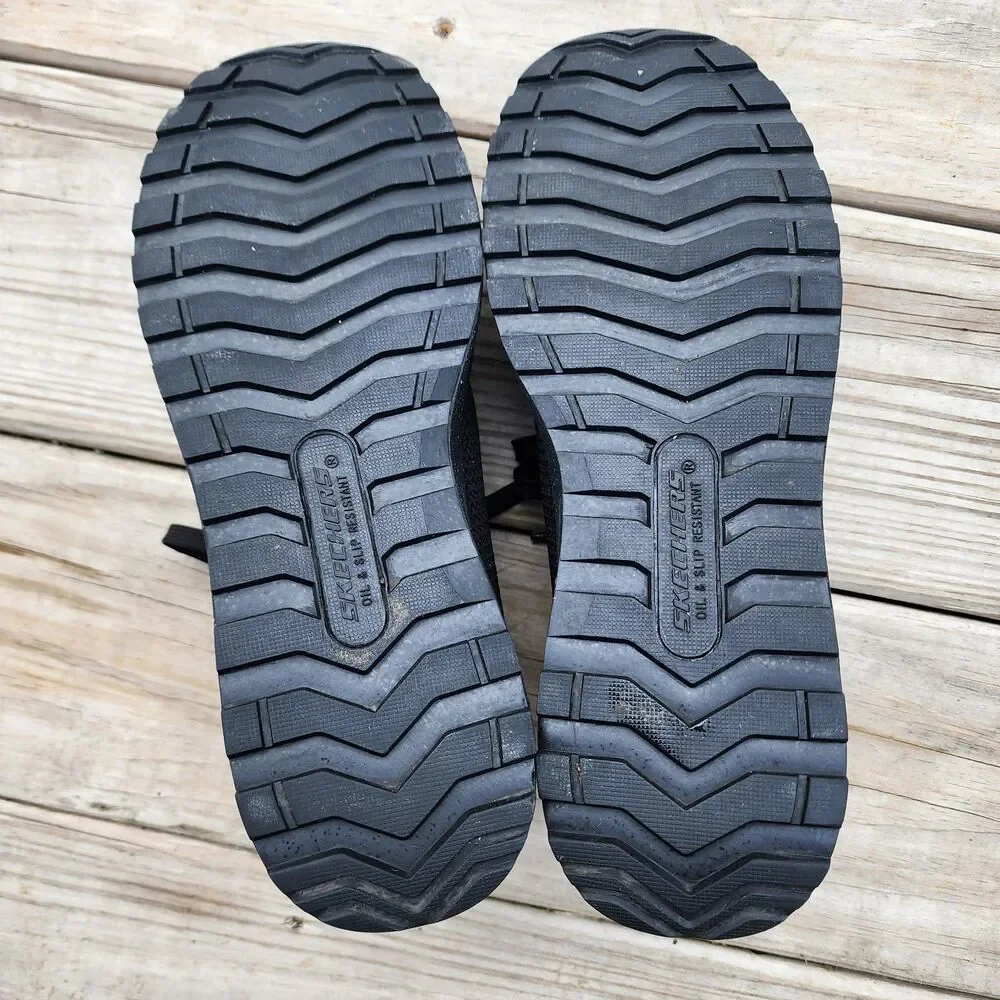Skechers Womens Bulklin- Balran Black Comp Toe Work and Safety Shoes Size 8